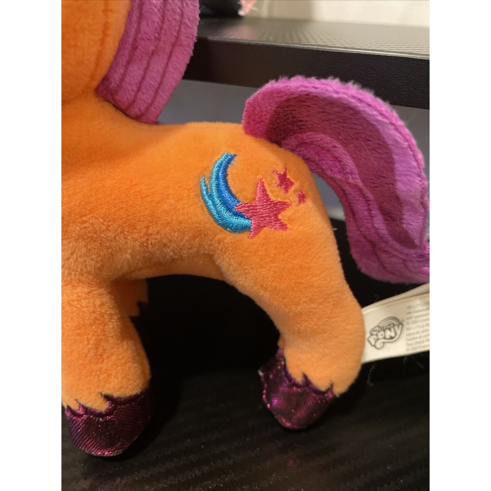 My Little Pony 7" Sunny Starscout Plush Horse Figure Stuffed Animal Orange - Picture 3 of 9